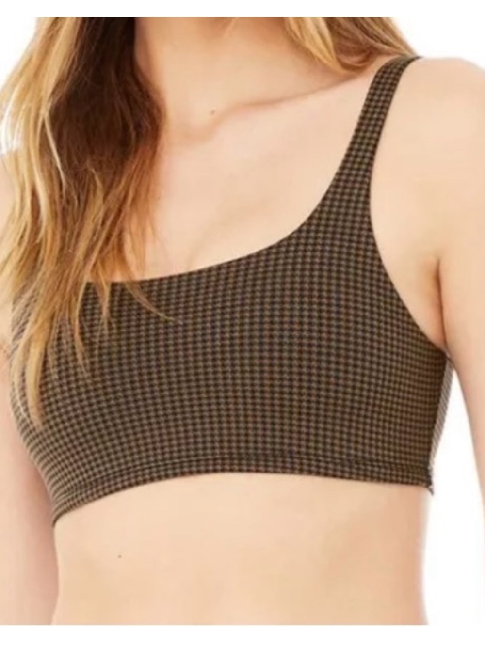 Alo Yoga Micro Houndstooth Bra